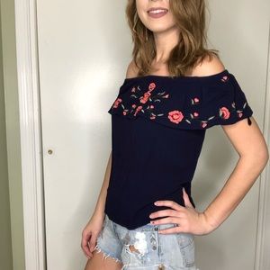Off the shoulder shirt